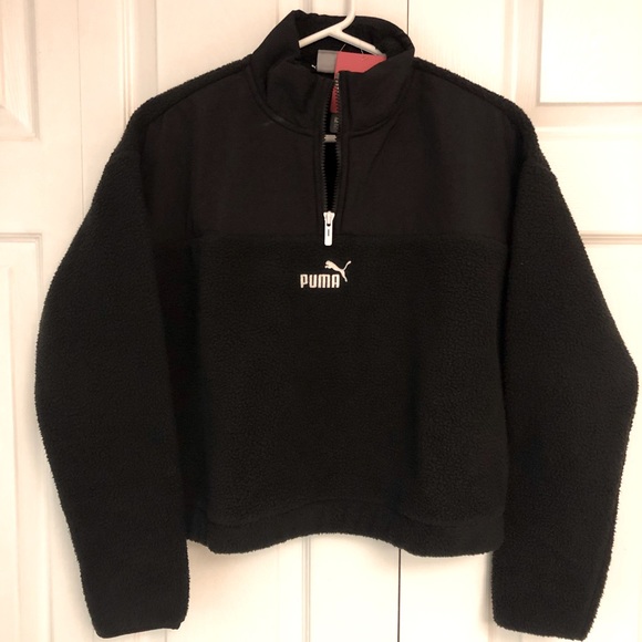 Puma Half Zip Sweatshirt NWT - Picture 3 of 6